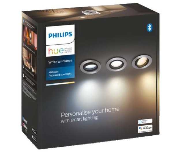 Philips Hue White ambiance Reflektor Milliskin x3 (alu.) - 728633 - zdjęcie 2